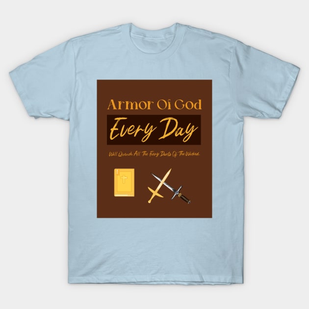 Armor Of God T-Shirt by Pod11 Prints